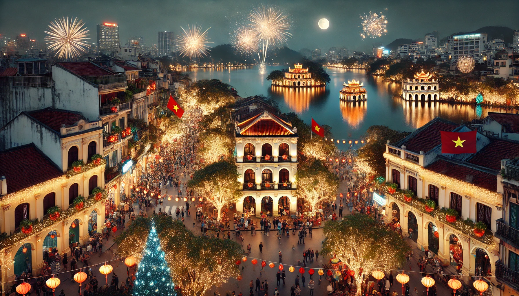 Natale e Capodanno nella capitale del Vietnam di Hanoi