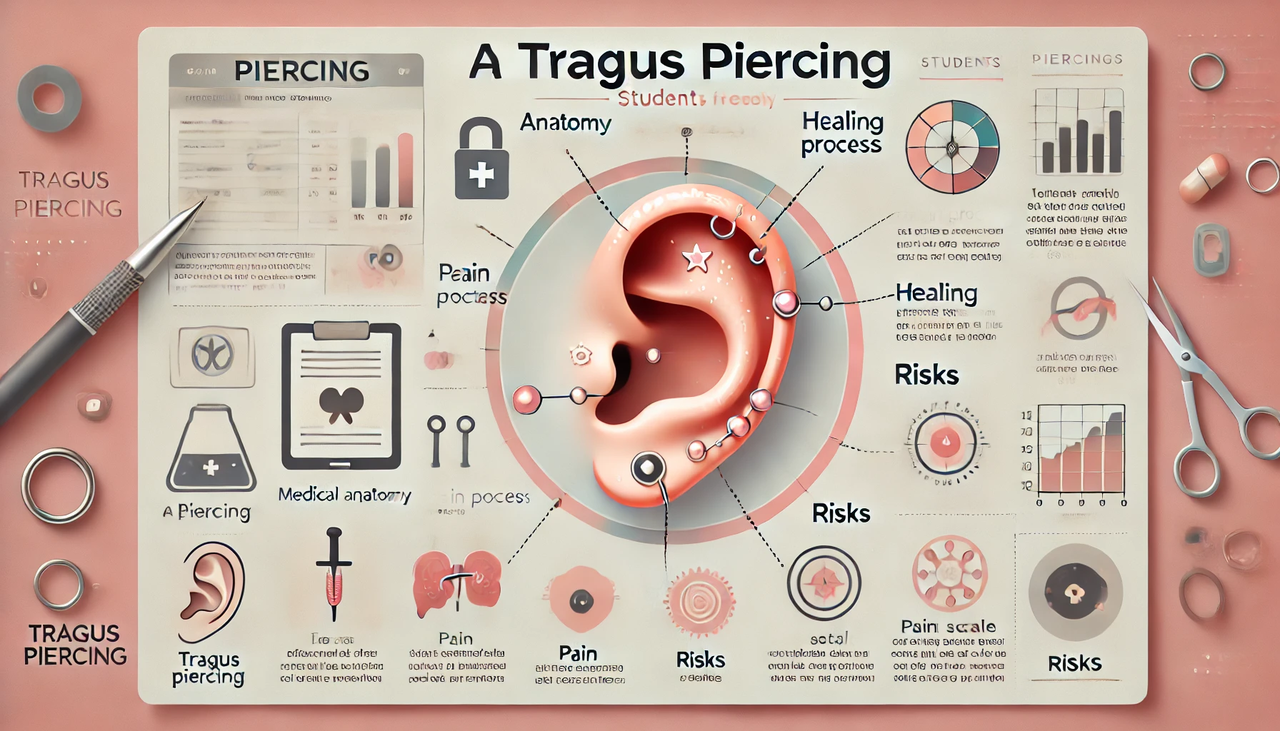 Piercing al Trago: costo, dolore e rischi