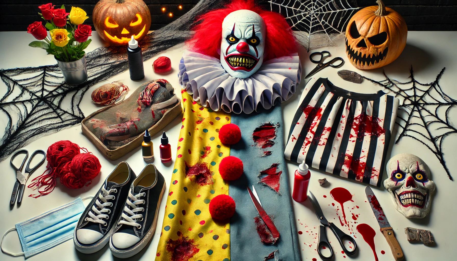 Clown Killer: costume di Halloween fai da te