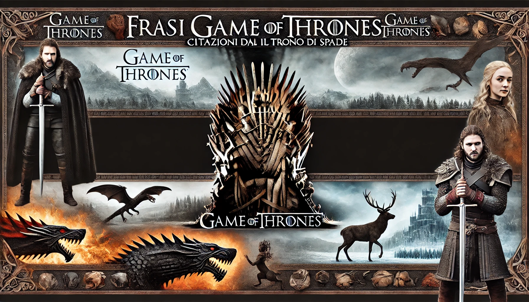 Frasi Game of Thrones: citazioni da Il Trono di Spade