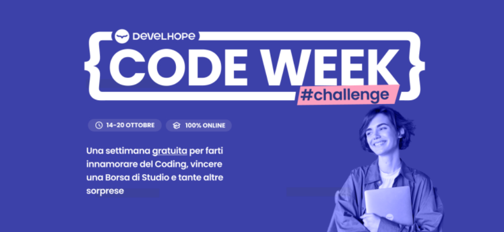 Code Week Challenge: una settimana gratuita per imparare le basi del coding