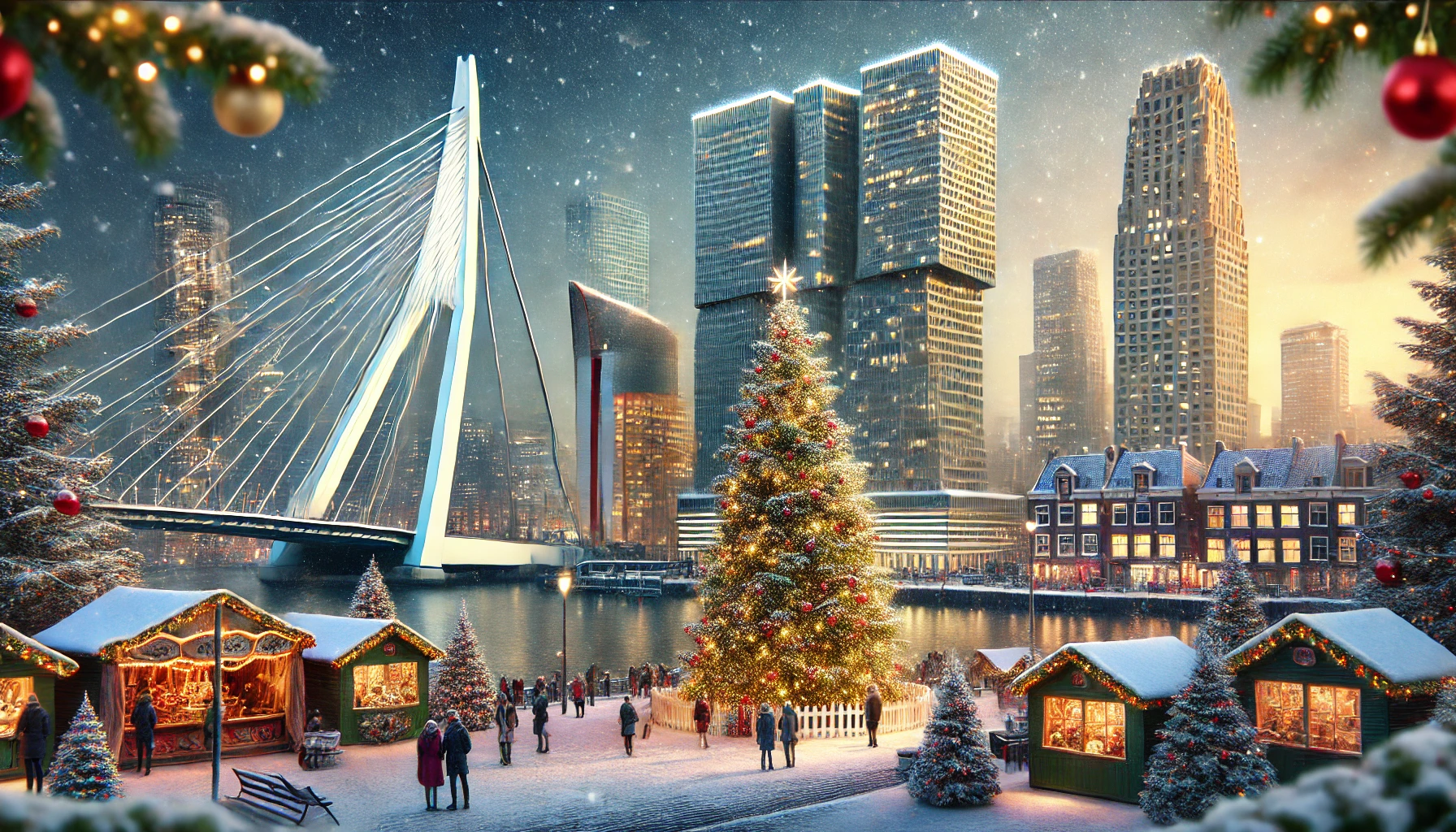 Natale e Capodanno nella città olandese di Rotterdam